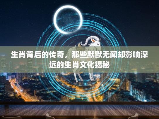 生肖背后的传奇，那些默默无闻却影响深远的生肖文化揭秘