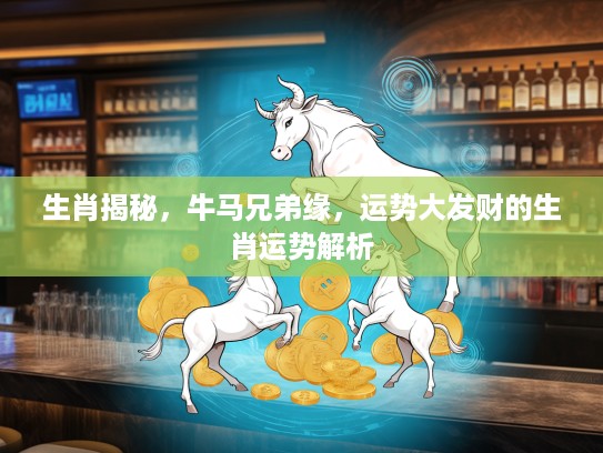 生肖揭秘，牛马兄弟缘，运势大发财的生肖运势解析