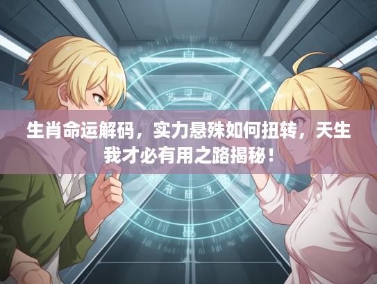 生肖命运解码，实力悬殊如何扭转，天生我才必有用之路揭秘！