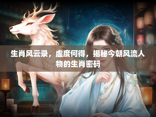 生肖风云录，虚度何得，揭秘今朝风流人物的生肖密码
