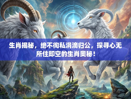 生肖揭秘，绝不徇私涓滴归公，探寻心无所住即空的生肖奥秘！
