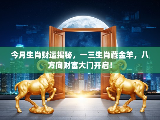 今月生肖财运揭秘，一三生肖藏金羊，八方向财富大门开启！