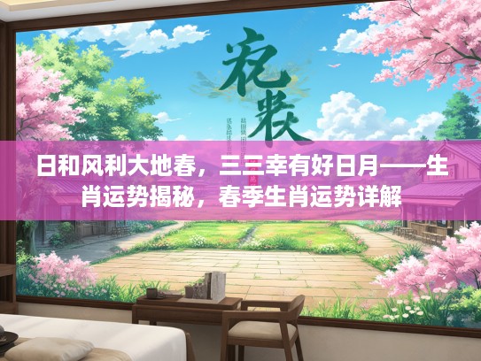 日和风利大地春，三三幸有好日月——生肖运势揭秘，春季生肖运势详解