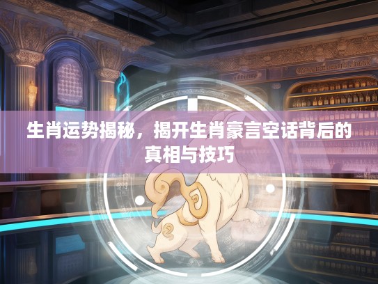生肖运势揭秘，揭开生肖豪言空话背后的真相与技巧