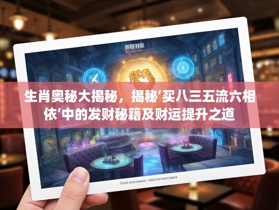 生肖奥秘大揭秘，揭秘‘买八三五流六相依’中的发财秘籍及财运提升之道