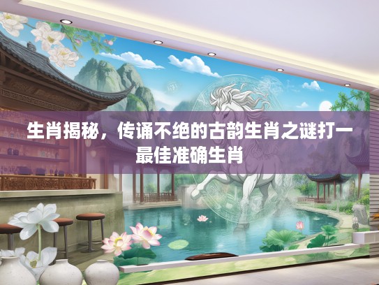 生肖揭秘，传诵不绝的古韵生肖之谜打一最佳准确生肖