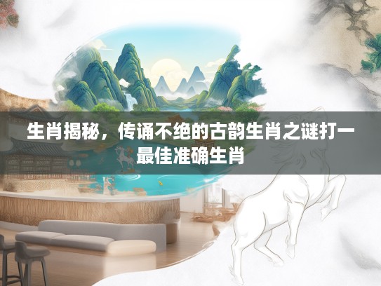 生肖揭秘，传诵不绝的古韵生肖之谜打一最佳准确生肖