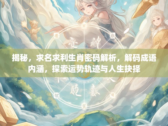 揭秘，求名求利生肖密码解析，解码成语内涵，探索运势轨迹与人生抉择