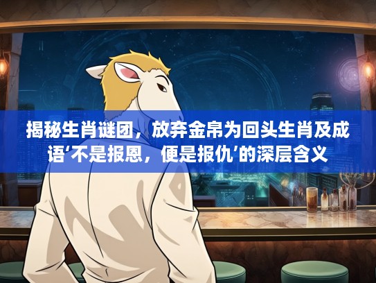 揭秘生肖谜团，放弃金帛为回头生肖及成语‘不是报恩，便是报仇’的深层含义