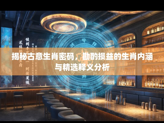 揭秘古意生肖密码，勘酌损益的生肖内涵与精选释义分析