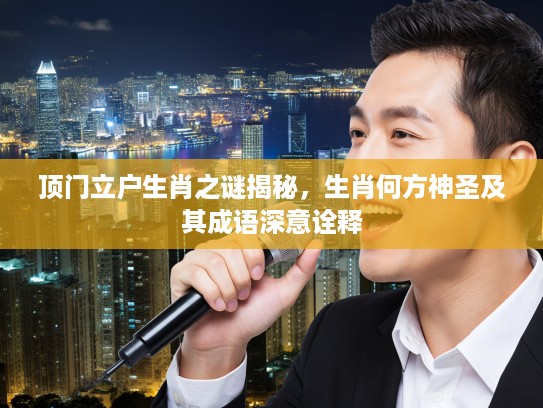 顶门立户生肖之谜揭秘，生肖何方神圣及其成语深意诠释