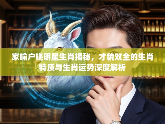 家喻户晓明星生肖揭秘，才貌双全的生肖特质与生肖运势深度解析