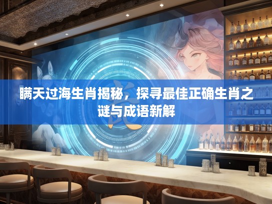 瞒天过海生肖揭秘，探寻最佳正确生肖之谜与成语新解
