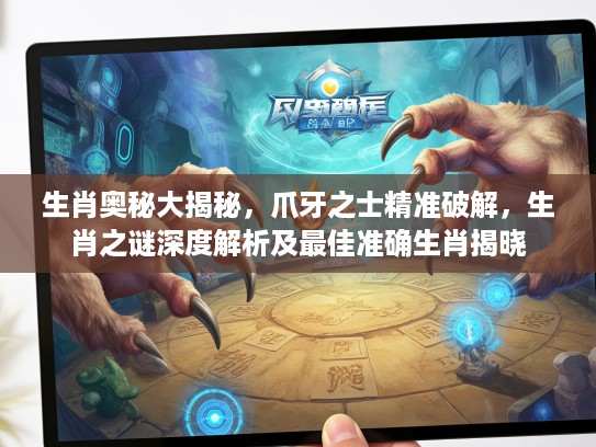 生肖奥秘大揭秘，爪牙之士精准破解，生肖之谜深度解析及最佳准确生肖揭晓