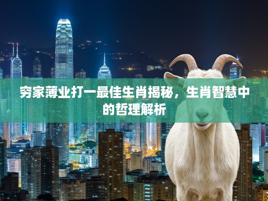 穷家薄业打一最佳生肖揭秘，生肖智慧中的哲理解析
