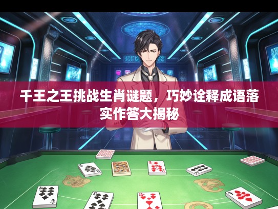 千王之王挑战生肖谜题，巧妙诠释成语落实作答大揭秘