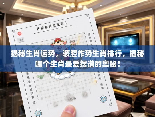 揭秘生肖运势，装腔作势生肖排行，揭秘哪个生肖最爱摆谱的奥秘！