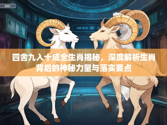 四舍九入十成全生肖揭秘，深度解析生肖背后的神秘力量与落实要点