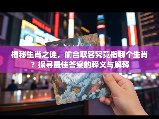 揭秘生肖之谜，偷合取容究竟指哪个生肖？探寻最佳答案的释义与解释
