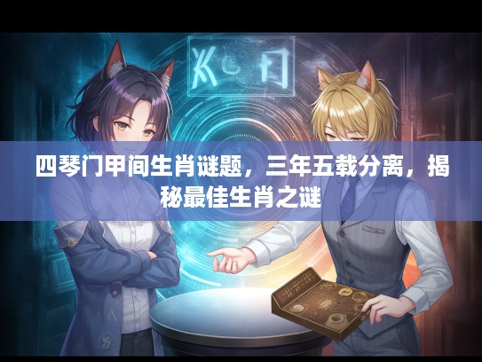 四琴门甲间生肖谜题，三年五载分离，揭秘最佳生肖之谜