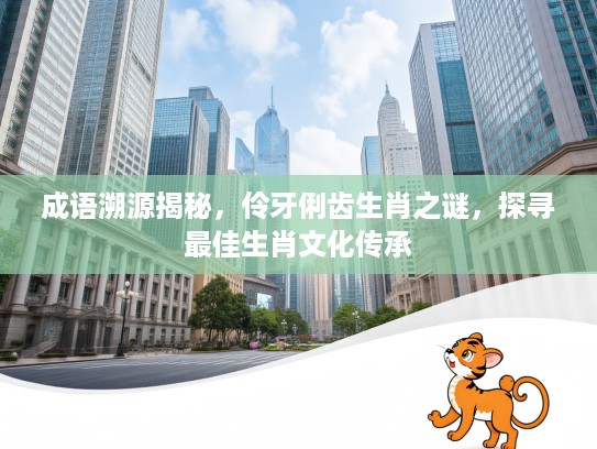 成语溯源揭秘，伶牙俐齿生肖之谜，探寻最佳生肖文化传承