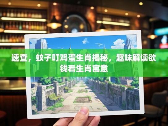 速查，蚊子叮鸡蛋生肖揭秘，趣味解读欲钱看生肖寓意