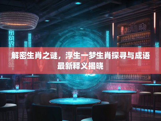 解密生肖之谜，浮生一梦生肖探寻与成语最新释义揭晓