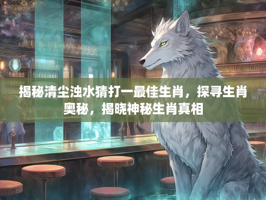揭秘清尘浊水猜打一最佳生肖，探寻生肖奥秘，揭晓神秘生肖真相