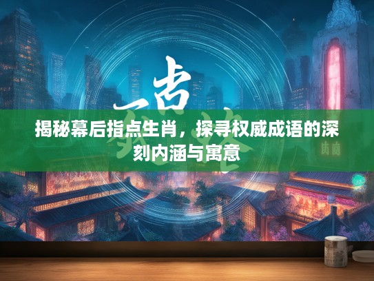 揭秘幕后指点生肖，探寻权威成语的深刻内涵与寓意