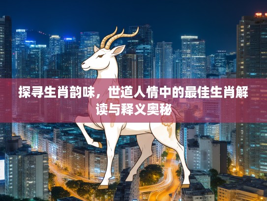 探寻生肖韵味，世道人情中的最佳生肖解读与释义奥秘
