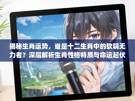揭秘生肖运势，谁是十二生肖中的软弱无力者？深层解析生肖性格特质与命运起伏