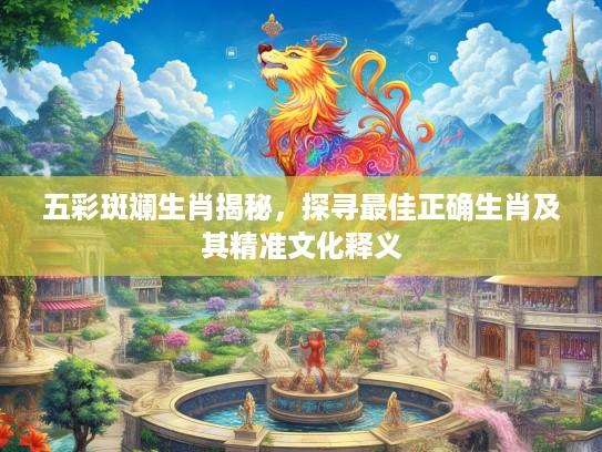 五彩斑斓生肖揭秘，探寻最佳正确生肖及其精准文化释义