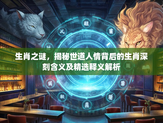 生肖之谜，揭秘世道人情背后的生肖深刻含义及精选释义解析