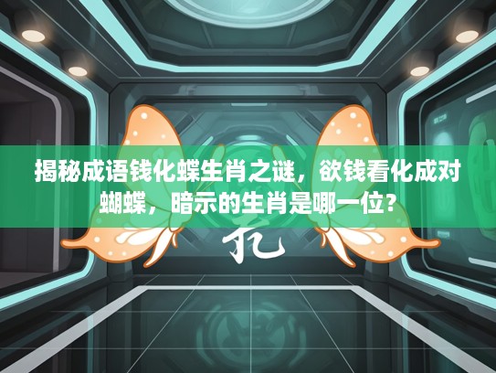 揭秘成语钱化蝶生肖之谜，欲钱看化成对蝴蝶，暗示的生肖是哪一位？