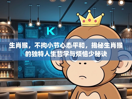 生肖猴，不拘小节心态平和，揭秘生肖猴的独特人生哲学与烦恼少秘诀