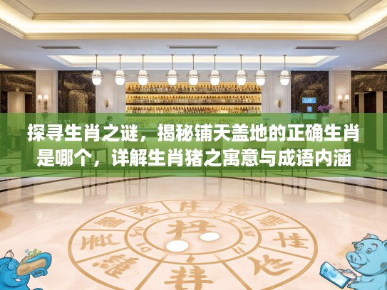 探寻生肖之谜，揭秘铺天盖地的正确生肖是哪个，详解生肖猪之寓意与成语内涵