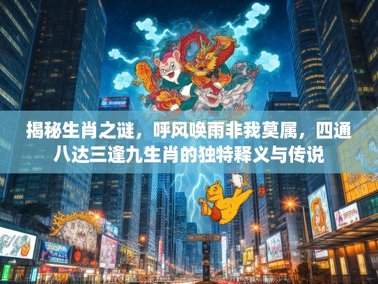 揭秘生肖之谜，呼风唤雨非我莫属，四通八达三逢九生肖的独特释义与传说