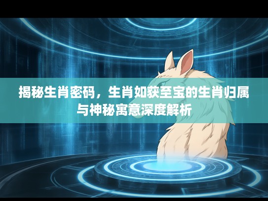 揭秘生肖密码，生肖如获至宝的生肖归属与神秘寓意深度解析