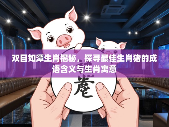 双目如潭生肖揭秘，探寻最佳生肖猪的成语含义与生肖寓意