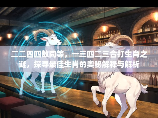 二二四四数同等，一三四二三合打生肖之谜，探寻最佳生肖的奥秘解释与解析