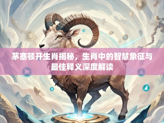茅塞顿开生肖揭秘，生肖中的智慧象征与最佳释义深度解读