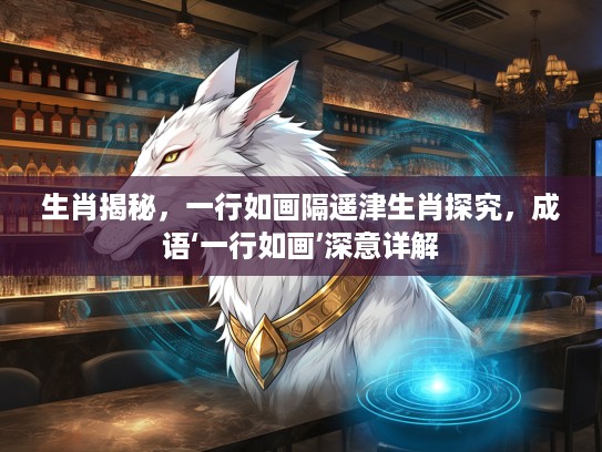 生肖揭秘，一行如画隔遥津生肖探究，成语‘一行如画’深意详解