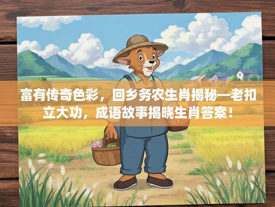 富有传奇色彩，回乡务农生肖揭秘—老扣立大功，成语故事揭晓生肖答案！