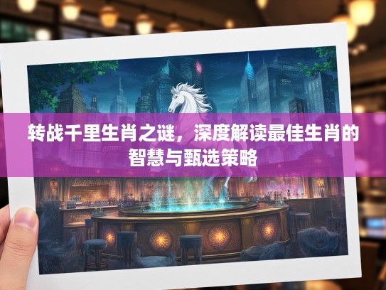 转战千里生肖之谜，深度解读最佳生肖的智慧与甄选策略