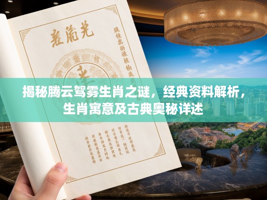 揭秘腾云驾雾生肖之谜，经典资料解析，生肖寓意及古典奥秘详述