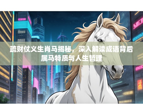 疏财仗义生肖马揭秘，深入解读成语背后属马特质与人生哲理