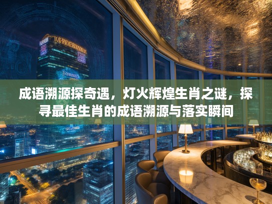 成语溯源探奇遇，灯火辉煌生肖之谜，探寻最佳生肖的成语溯源与落实瞬间