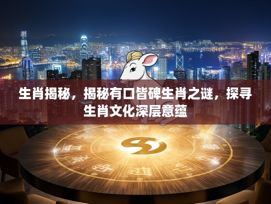 生肖揭秘，揭秘有口皆碑生肖之谜，探寻生肖文化深层意蕴