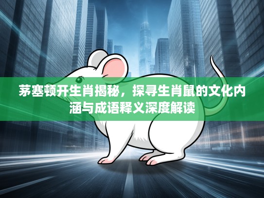 茅塞顿开生肖揭秘，探寻生肖鼠的文化内涵与成语释义深度解读