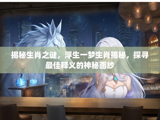 揭秘生肖之谜，浮生一梦生肖揭秘，探寻最佳释义的神秘面纱